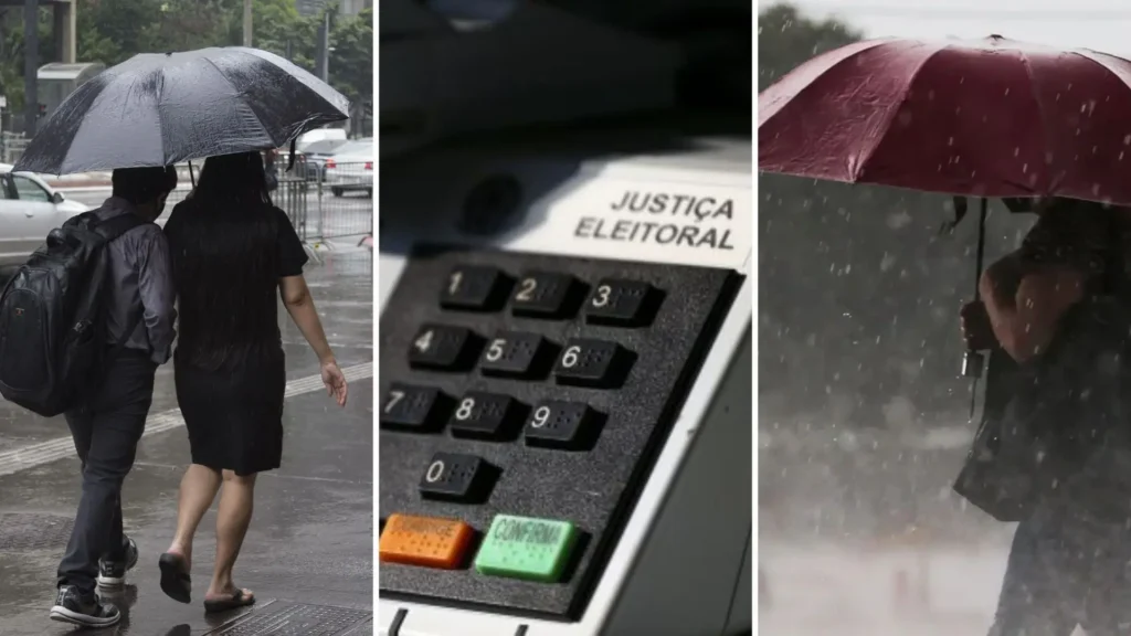 Fim de semana das eleições terá ciclone e riscos de granizo
